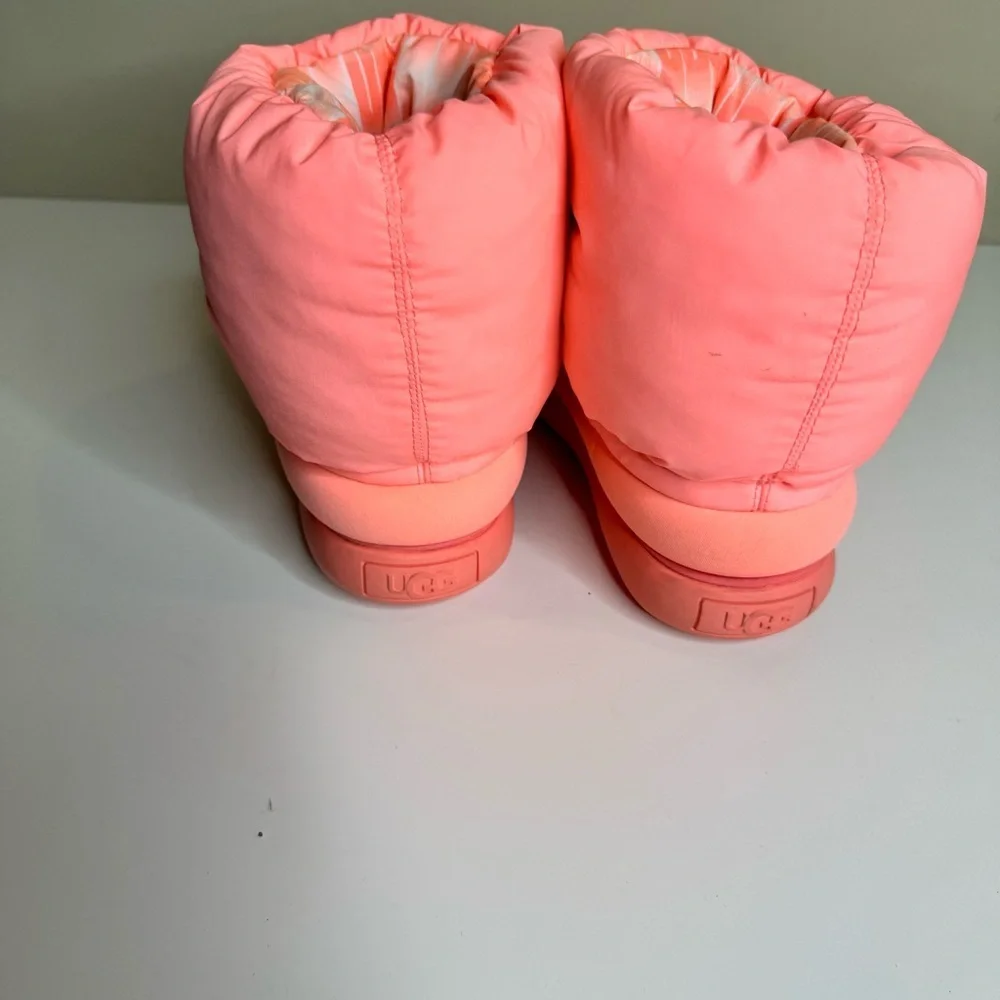 UGG CLASSIC MAXI SHORT SWEETHEART SLIP ON PUFF BOOTS